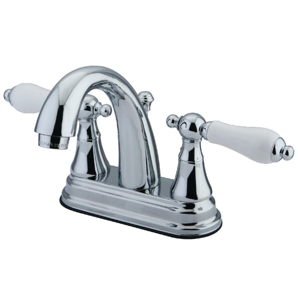 KS7611PL 4" Centerset Bathroom Faucet, Polished Chrome
